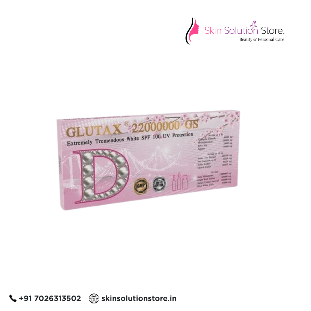 Glutax 22000000gs Extremely Tremendous White Glutathione Skin Whitening Skin Whitening Glutathione Injection