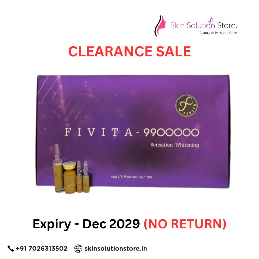 FIVITA 9,900,000 Sensation Whitening Glutathione Injection – Advanced Brightening Clearance Sale | Expiry: Dec 2029