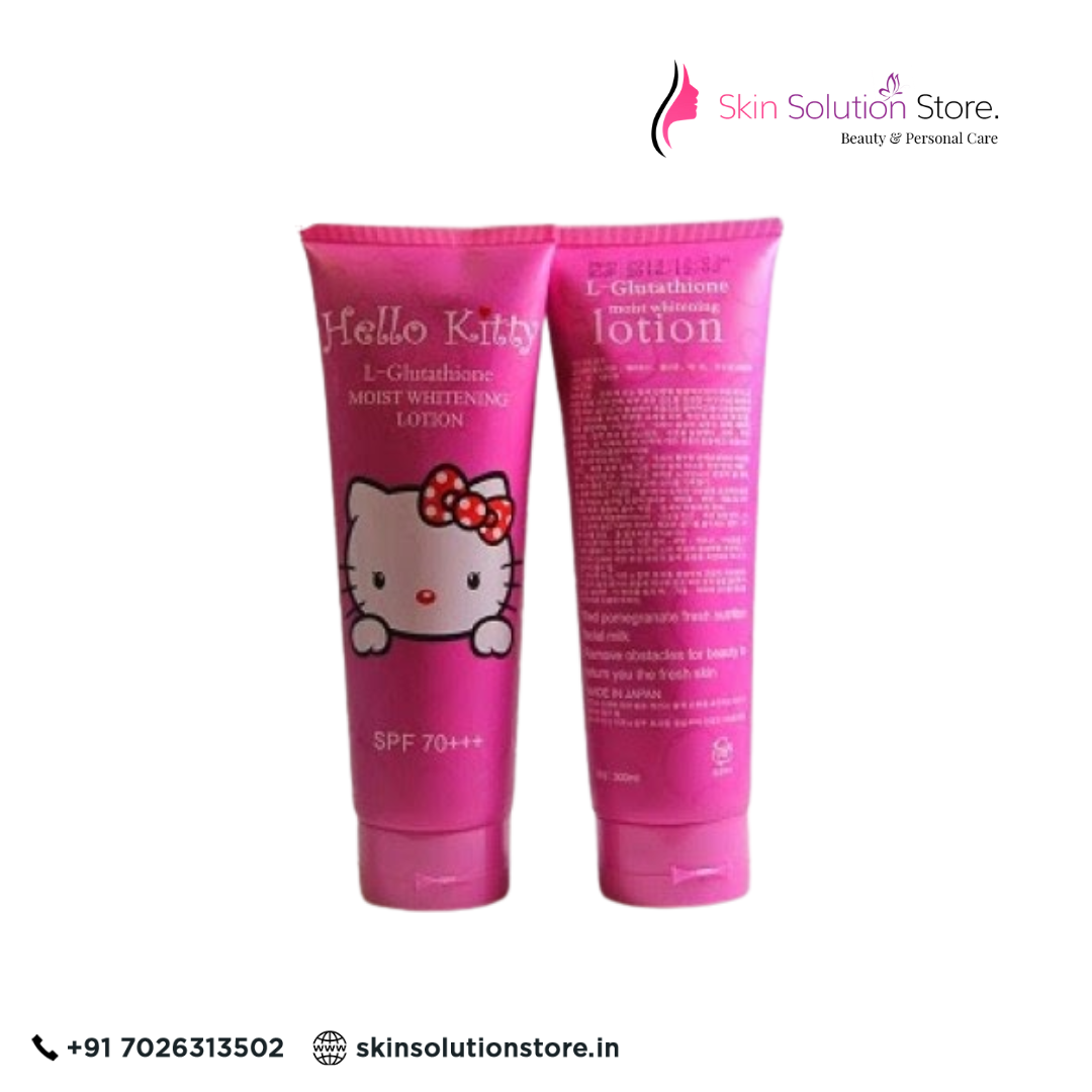 Hello Kitty L-Glutathione Whitening Lotion SPF70+++ | Moist Brightening Care