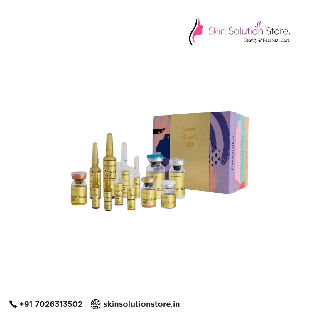 Saint Blanc XIII 90,000 Mg Glutathione Skin Whitening Skin Whitening Glutathione Injection - 4 Session - Switzerland