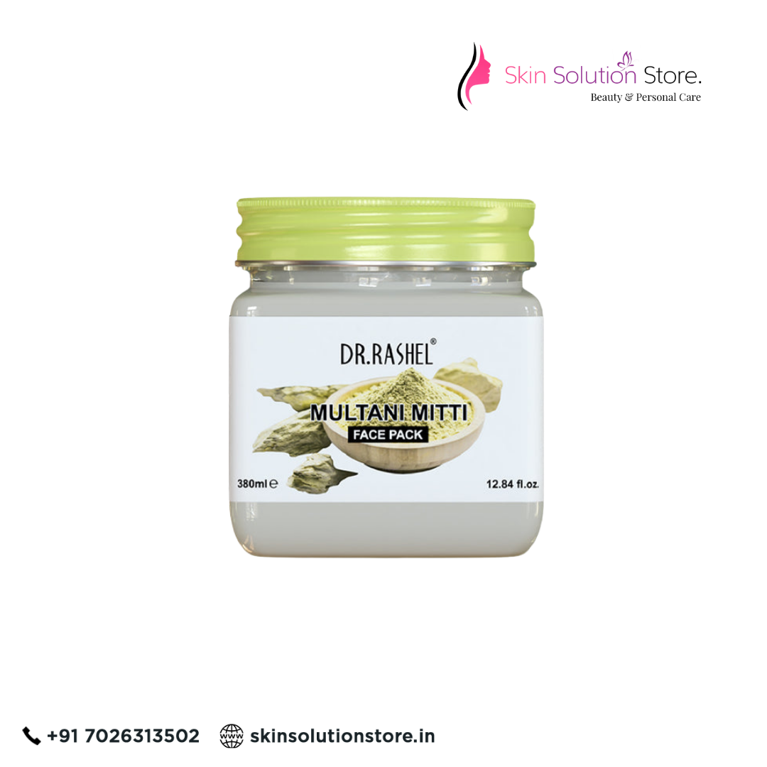 Dr. Rashel Multani Mitti Face Pack – 380ml | Oil Control, Brightening & Detox