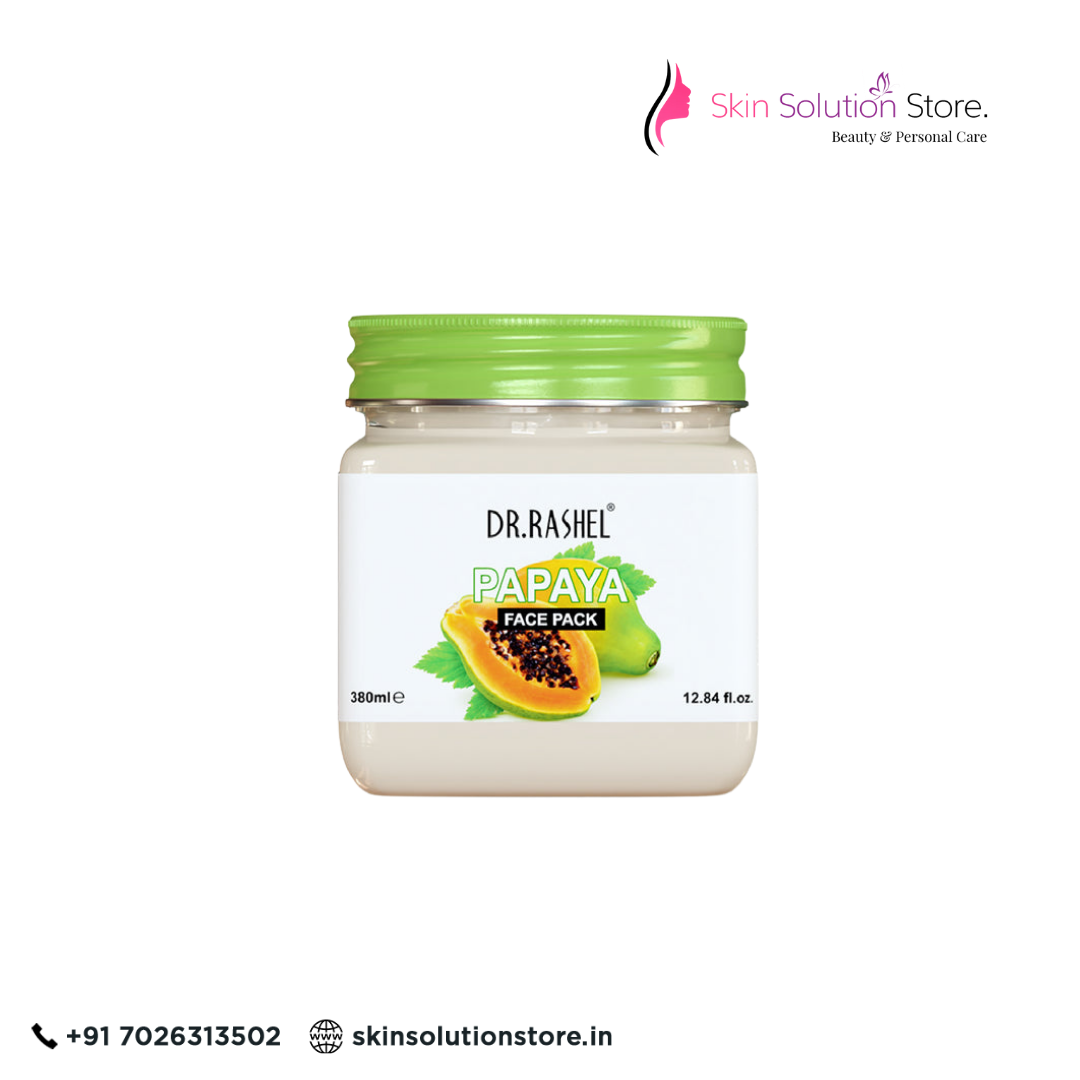 Dr. Rashel Papaya Face Pack – 380ml | Brightening, Exfoliating & Glow Care
