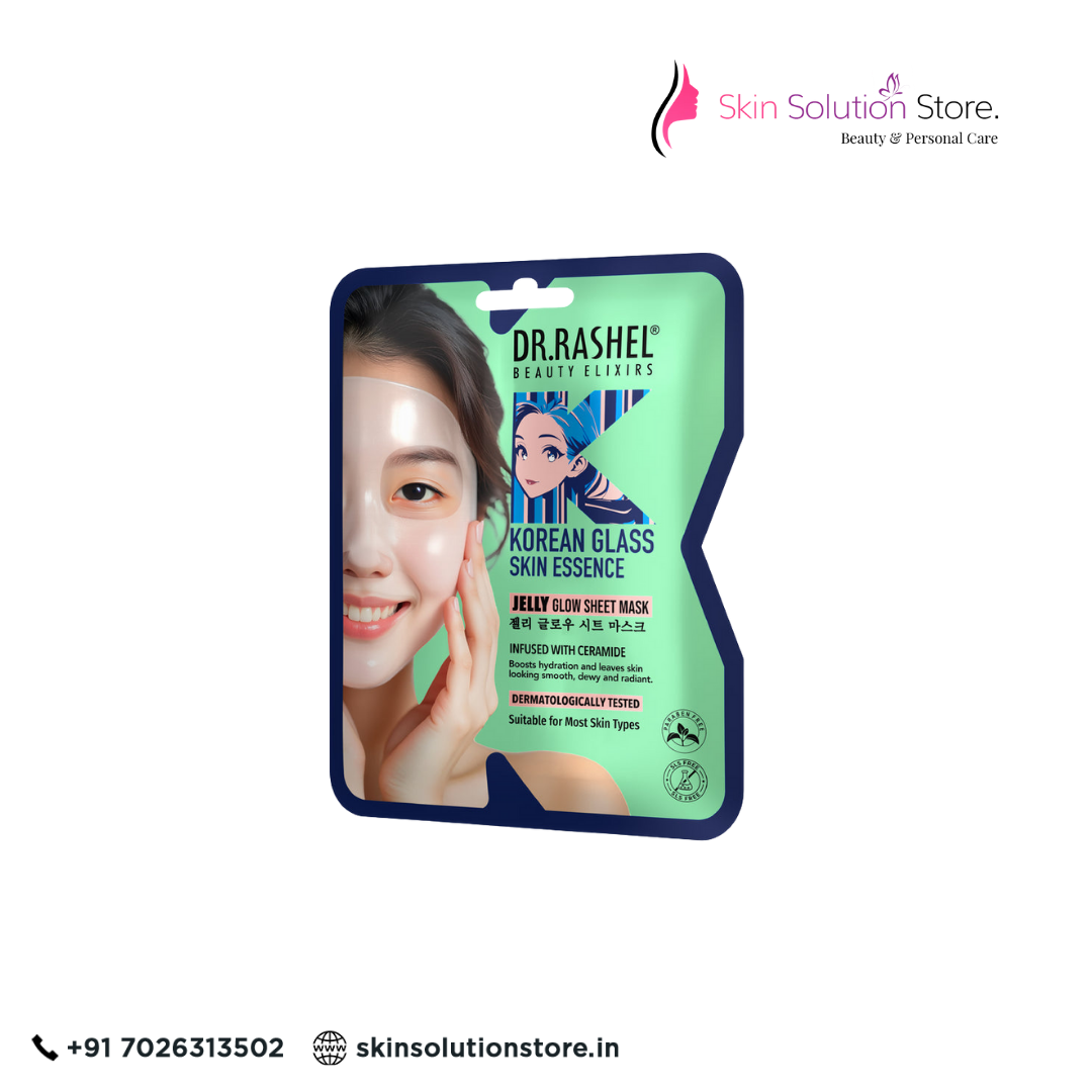 Dr. Rashel Korean Jelly Glow Sheet Mask – Hydrating, Brightening & Radiant Care