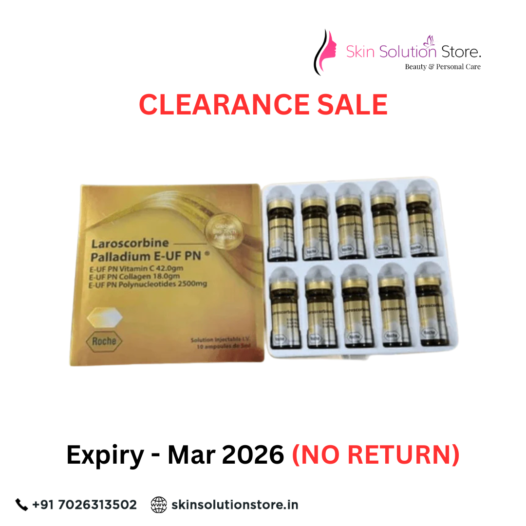 Laroscorbine Palladium E UF PN Vitamin C & Collagen 10 Sessions Skin Whitening Injection Clearance Sale | Expiry: Mar 2026