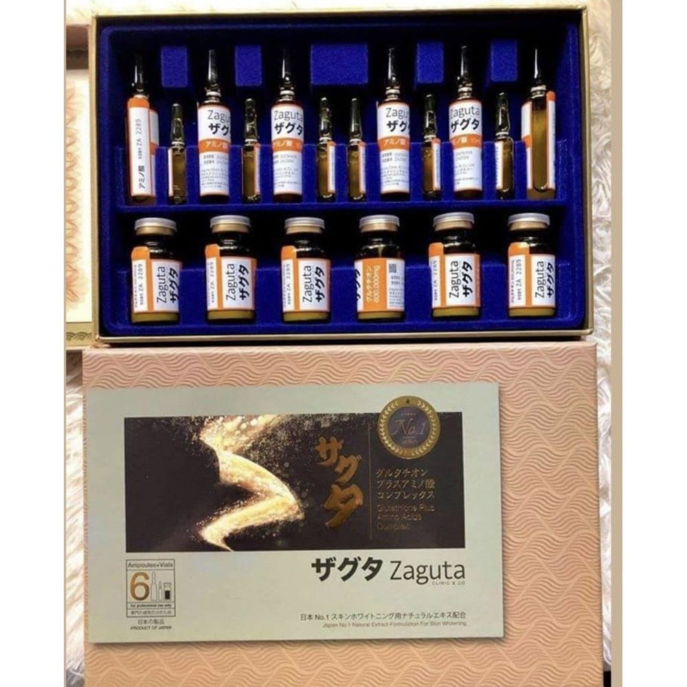 Zaguta Japan 600,000mg Glutathione Skin Whitening... – Skin Solution Store
