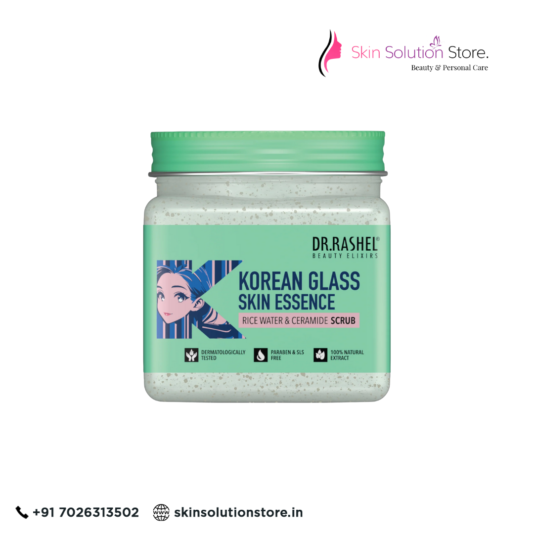 Dr. Rashel Korean Glass Skin Essence Scrub – 380ml | Brightening & Glow