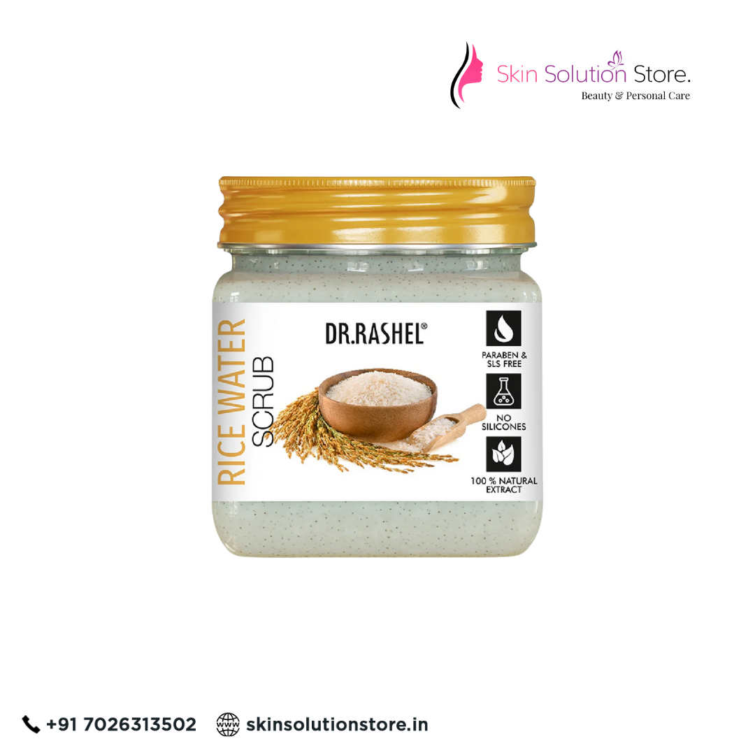 Dr. Rashel Rice Water Face & Body Scrub | Brightening, Exfoliating & Glow