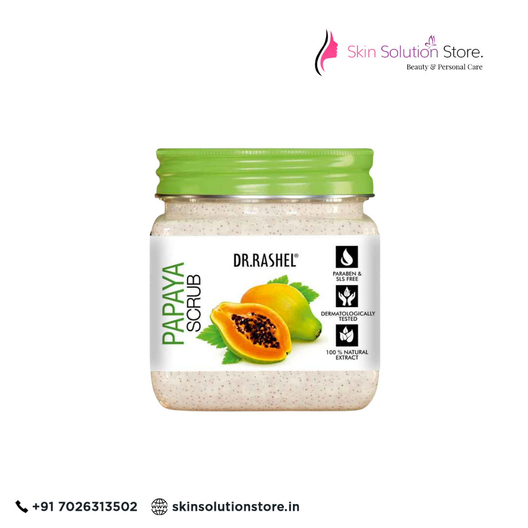 Dr. Rashel Papaya Scrub – 380ml | Exfoliating, Brightening & Smooth Glow