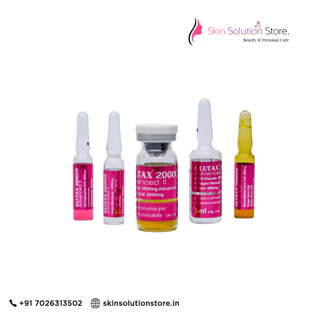 Glutax Advanced 2000gs Glutathione Skin Whitening Skin Whitening Glutathione Injection - 1 Session - Italy