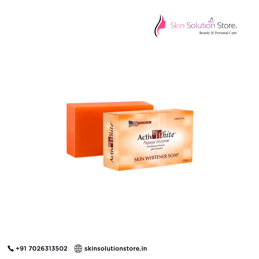 Active White Papaya Enzyme Skin Whitening Soap
