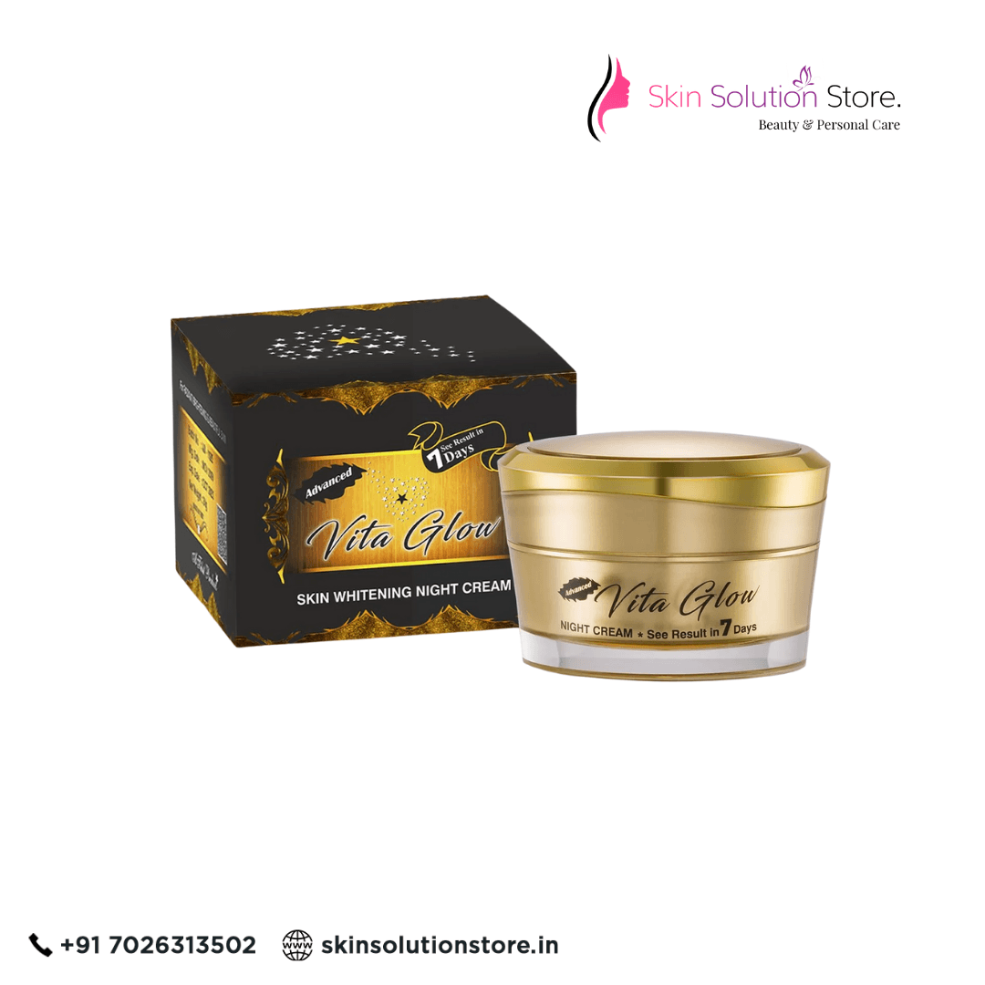 Advanced Vita Glow Glutathione Night Skin Whitening Cream 30g