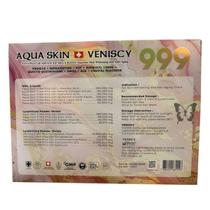 Aqua Skin Veniscy 999 Glutathione Injection | 10 Sessions Whitening Ca Skin Solution Store Aqua Skin Veniscy 999 Glutathione Injection | 10 Sessions Whitening Ca Skin Solution Store