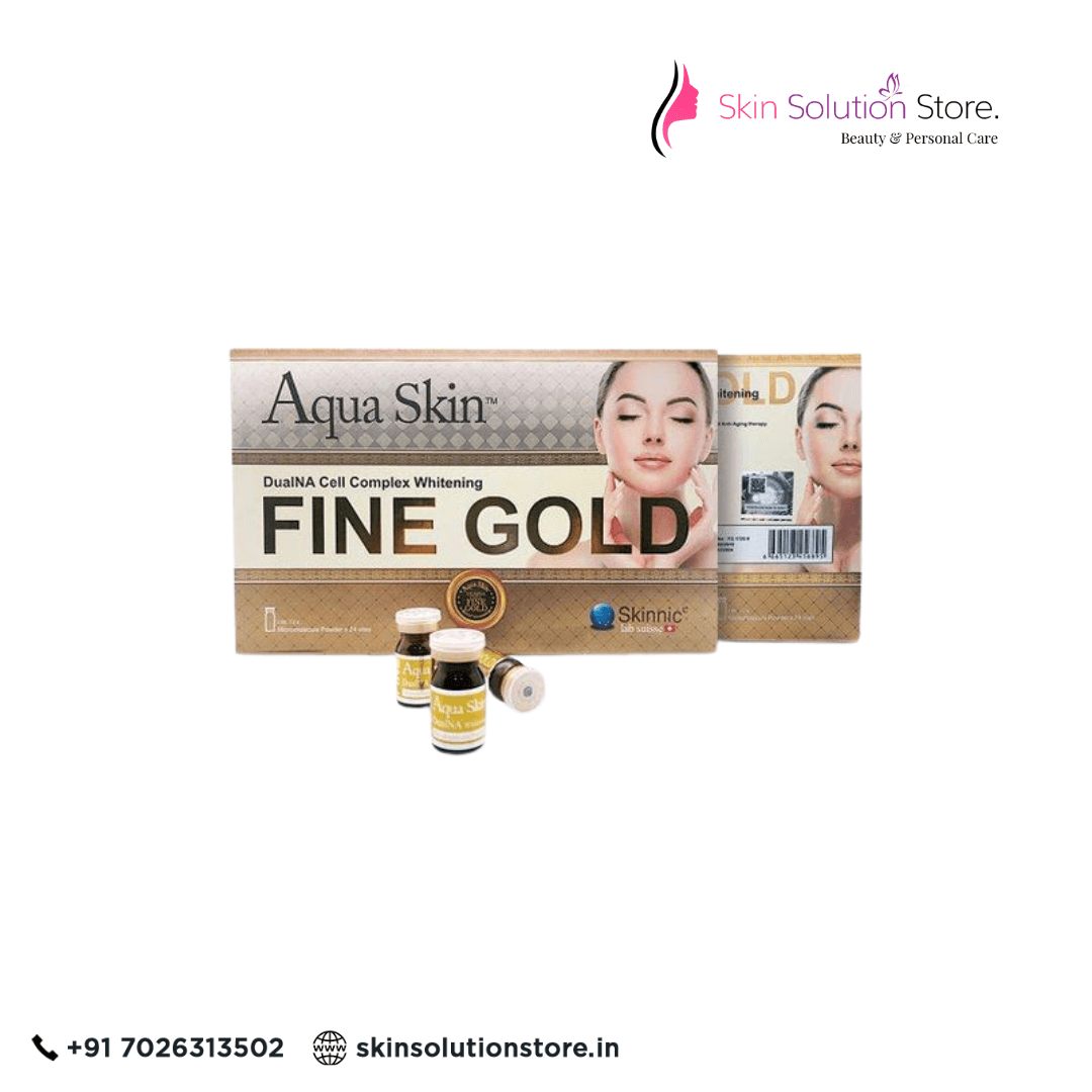 Aqua Skin Fine Gold Dualna Cell Complex Glutathione Skin Whitening Glutathione Injection