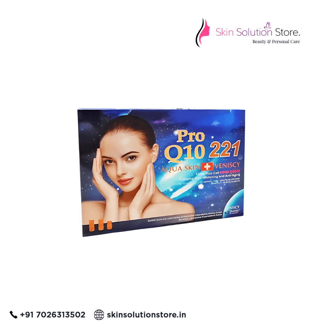 Aqua Skin Veniscy 221 Pro Q10 Trina Pico Cell Glutathione Skin Whitening Skin Whitening Glutathione Injection - 10 Session - Switzerland