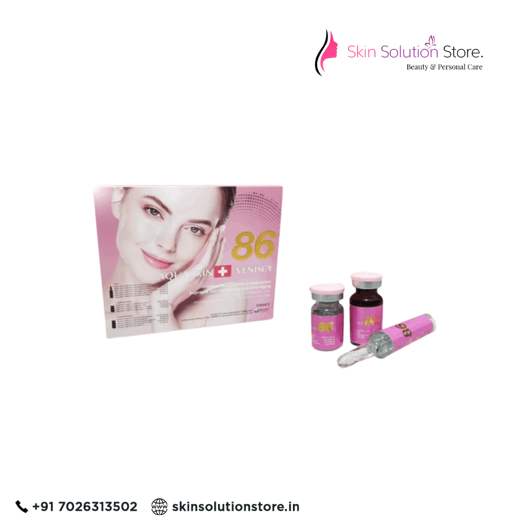 Aqua Skin Veniscy 86 Trina Pico Cell Glutathione Skin Whitening Skin Whitening Glutathione Injection - Purple Box -10 Session - Switzerland