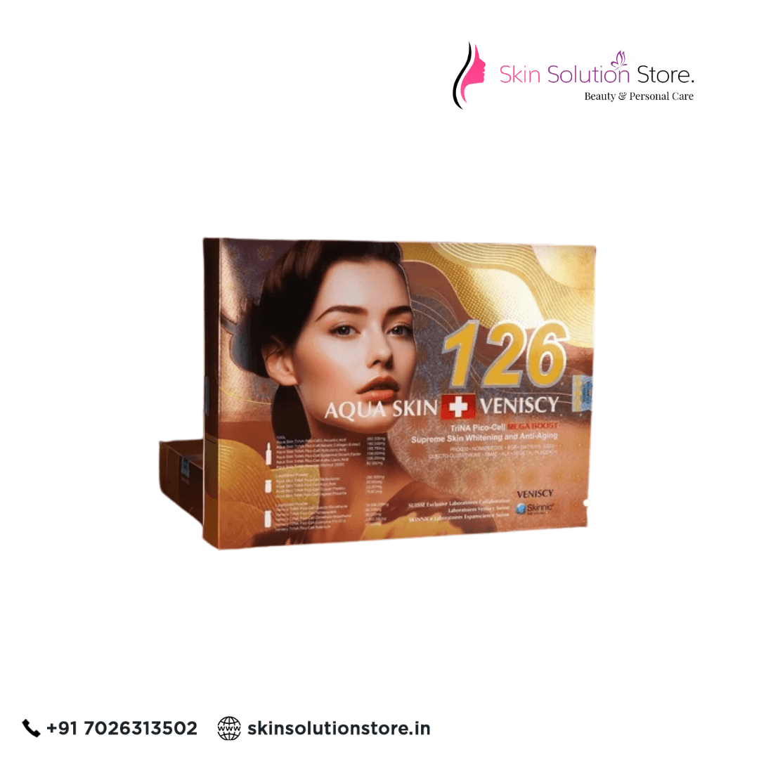 Aqua Skin Vensicy 126 Trina Pico Cell Glutathione Skin Whitening Skin Whitening Glutathione Injection - 10 Session - Switzerland