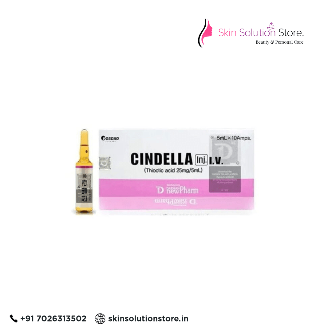 Cindella Thioctic Acid 25mg Skin Whitening Skin Whitening Glutathione Injection