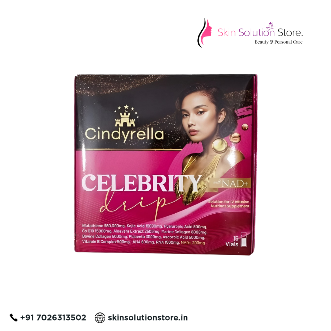 Cindyrella Celebrity Drip NAD+ Glutathione Injection | 15 Sessions Whitening Care