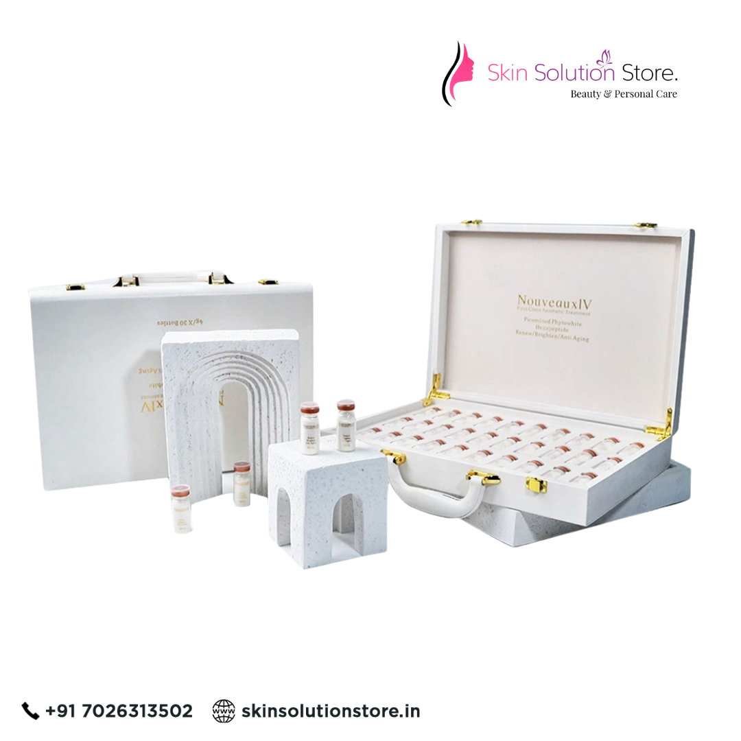 Nouveaux IV Picomized Phytowhite Drink | 30 Bottles Whitening, Collagen & NAD+ Care