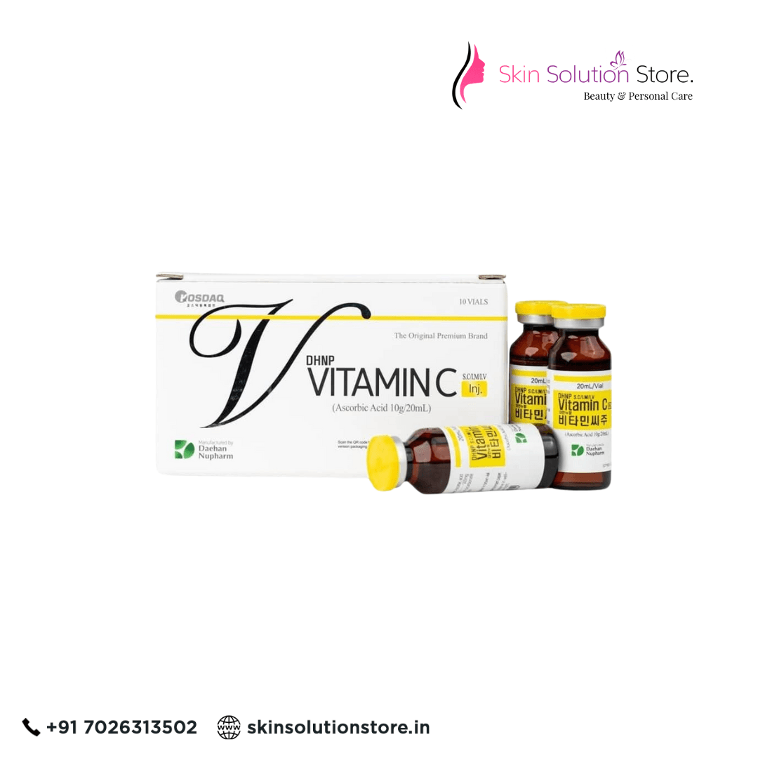 DHNP Vitamin C Skin Whitening Glutathione Injection 10,000mg Glutathione Skin Whitening Skin Whitening Glutathione Injection - 10 Ampoules -south Korea