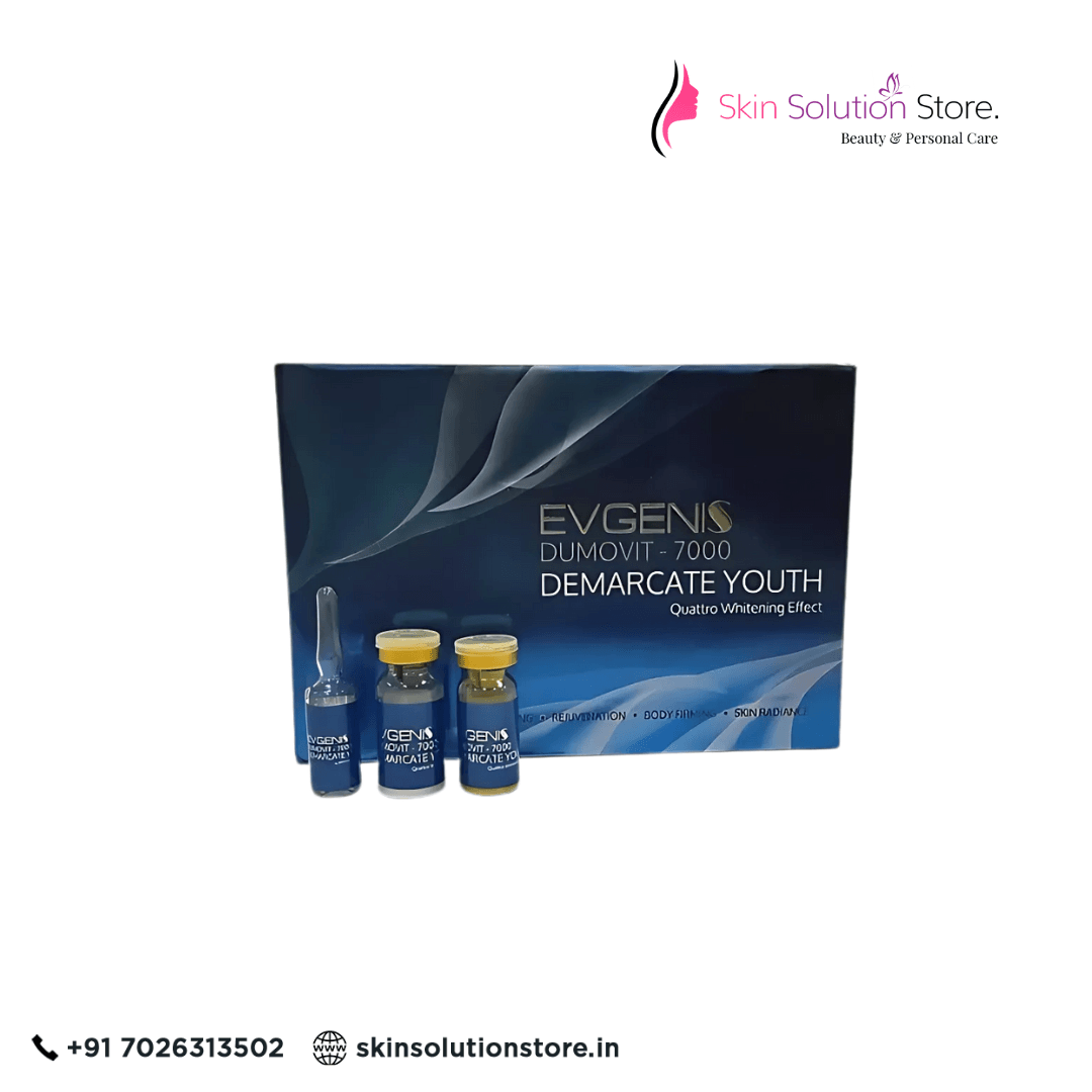 Evgenis Dumovit 7000 Demarcate 15000mg Youth Glutathione Skin Whitening Skin Whitening Glutathione Injection - 10 Session - Switzerland