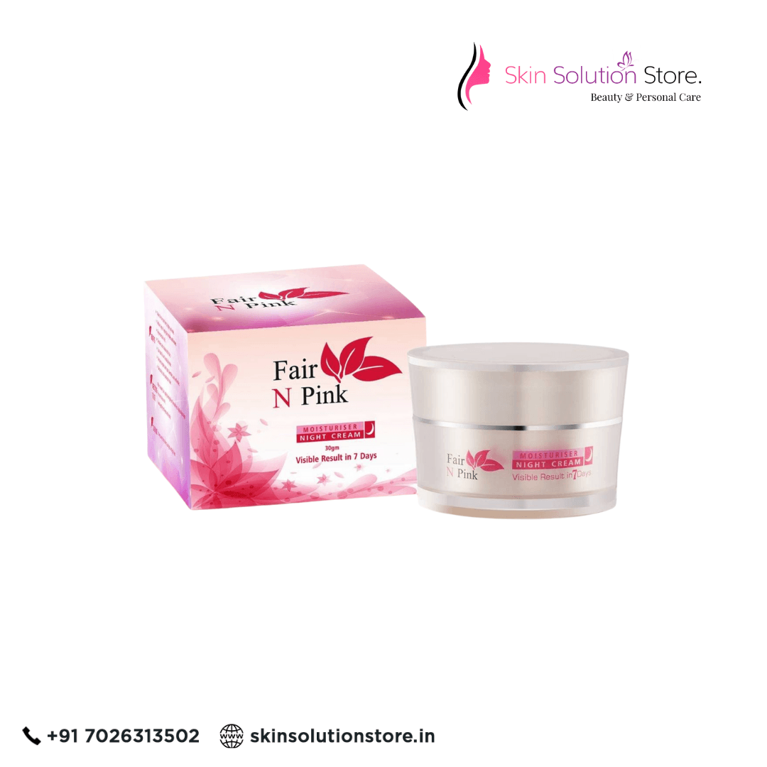 Fair N Pink Glutathione Night Skin Whitening Cream 30g