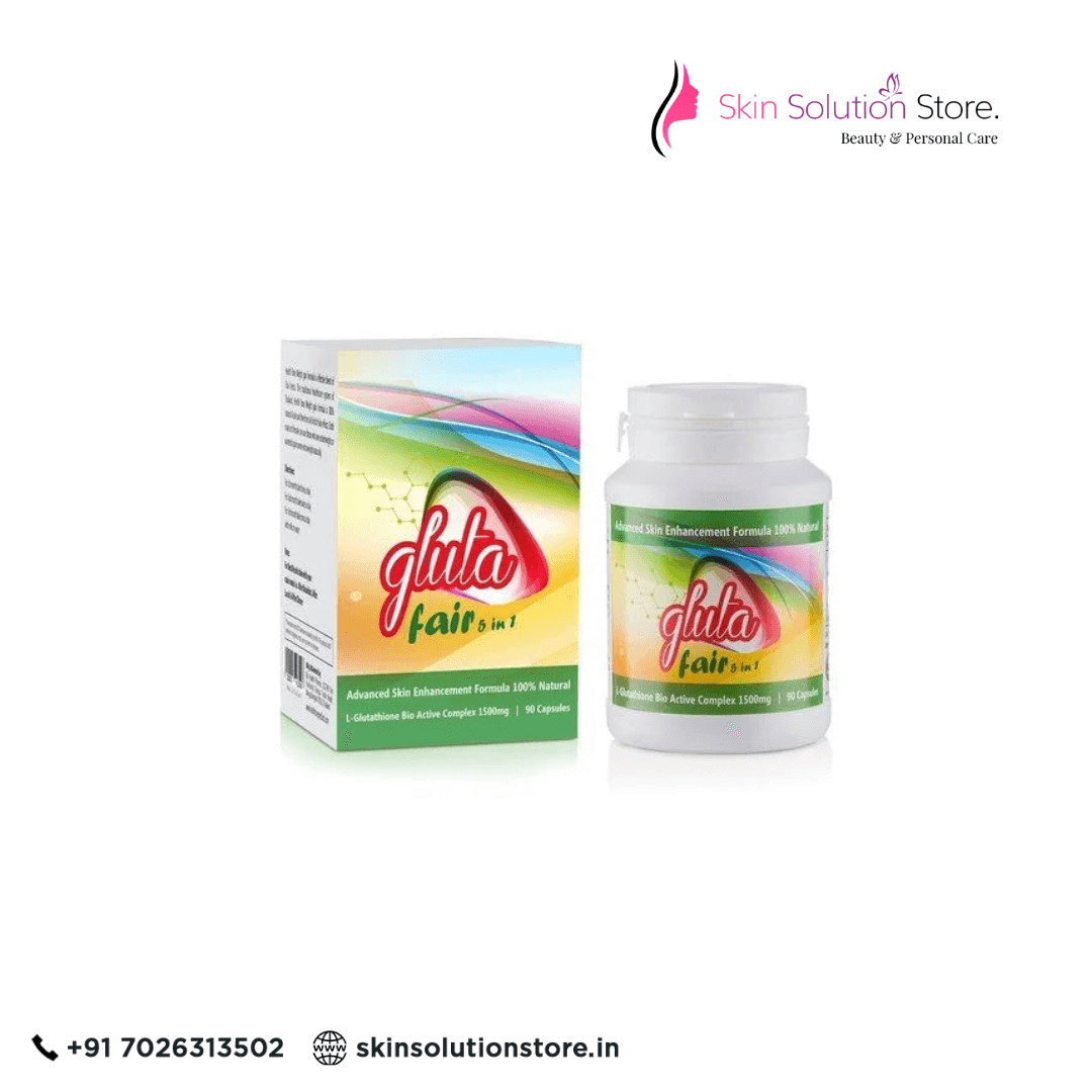 Gluta Fair 5 In 1 Skin Whitening Capsules (90)