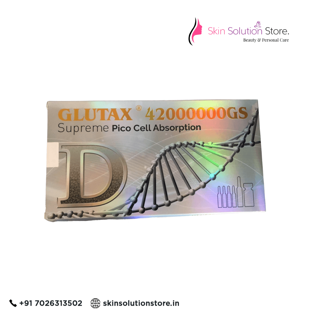 Glutax 42000000gs Supreme Pico Cell Glutathione Skin Whitening Skin Whitening Glutathione Injection - 6 Session - Italy
