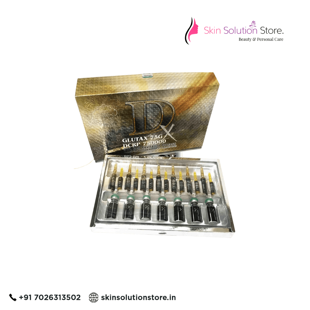 Glutax 75GX DCRP 750000 DNA Cell Revitalize 14 Sessions Skin Whitening Injection