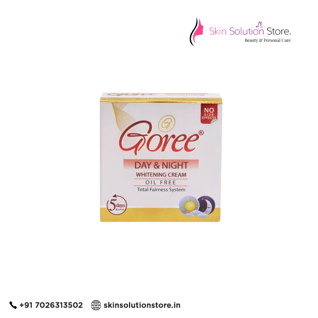 Goree Day & Night Skin Whitening Cream Oil-Free 30g