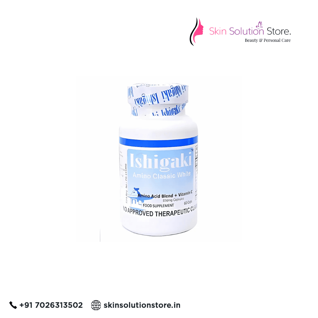 Ishigaki Amino Classic White L-Glutathione 1000mg Skin Whitening Capsules