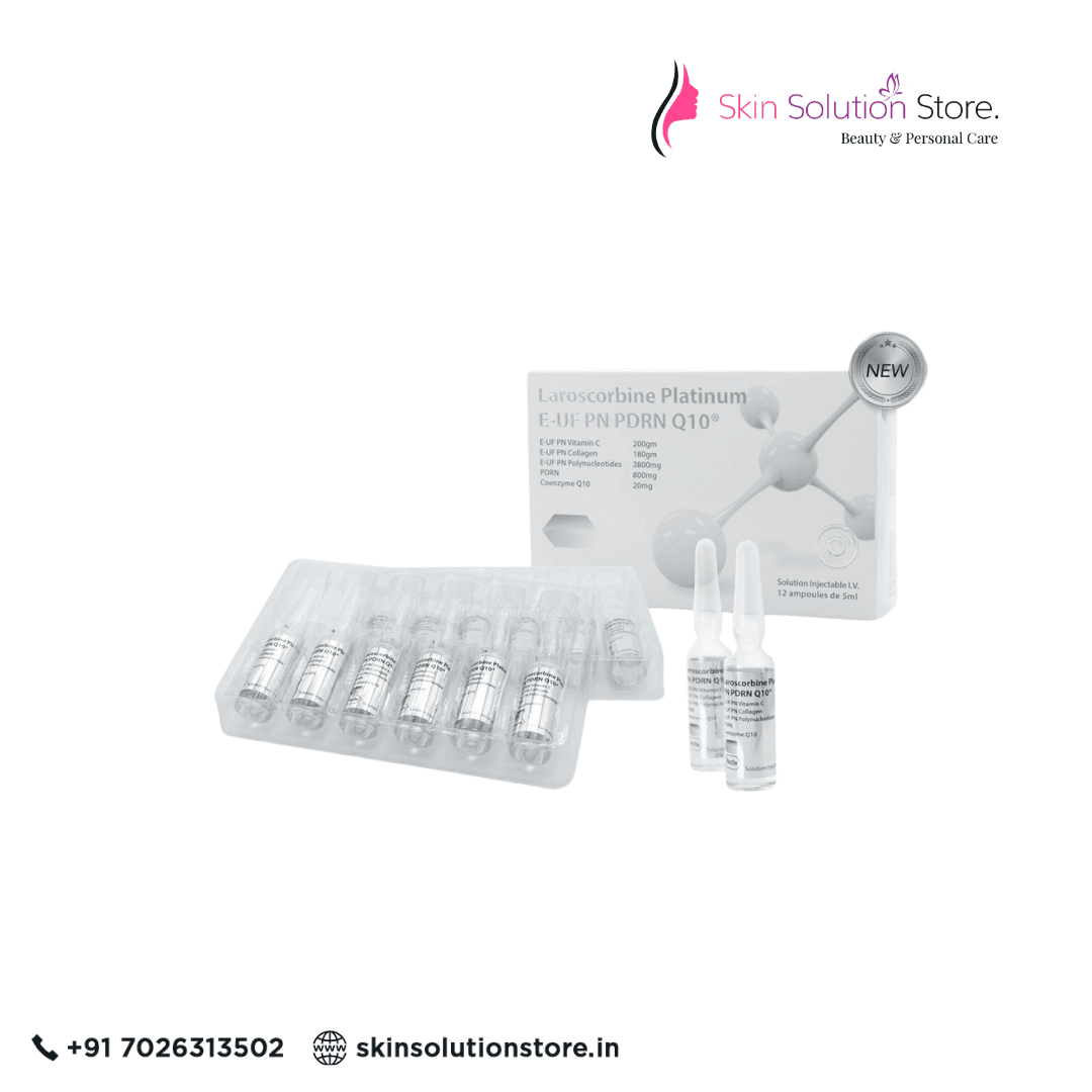 Laroscorbine Platinum E UF PN Vitamin C 200g & Collagen 180g Skin Whitening Glutathione Injection
