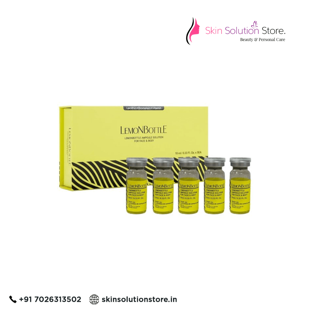 Lemon Bottle Lipolysis Solution Fat Dissolving Skin Whitening Glutathione Injection