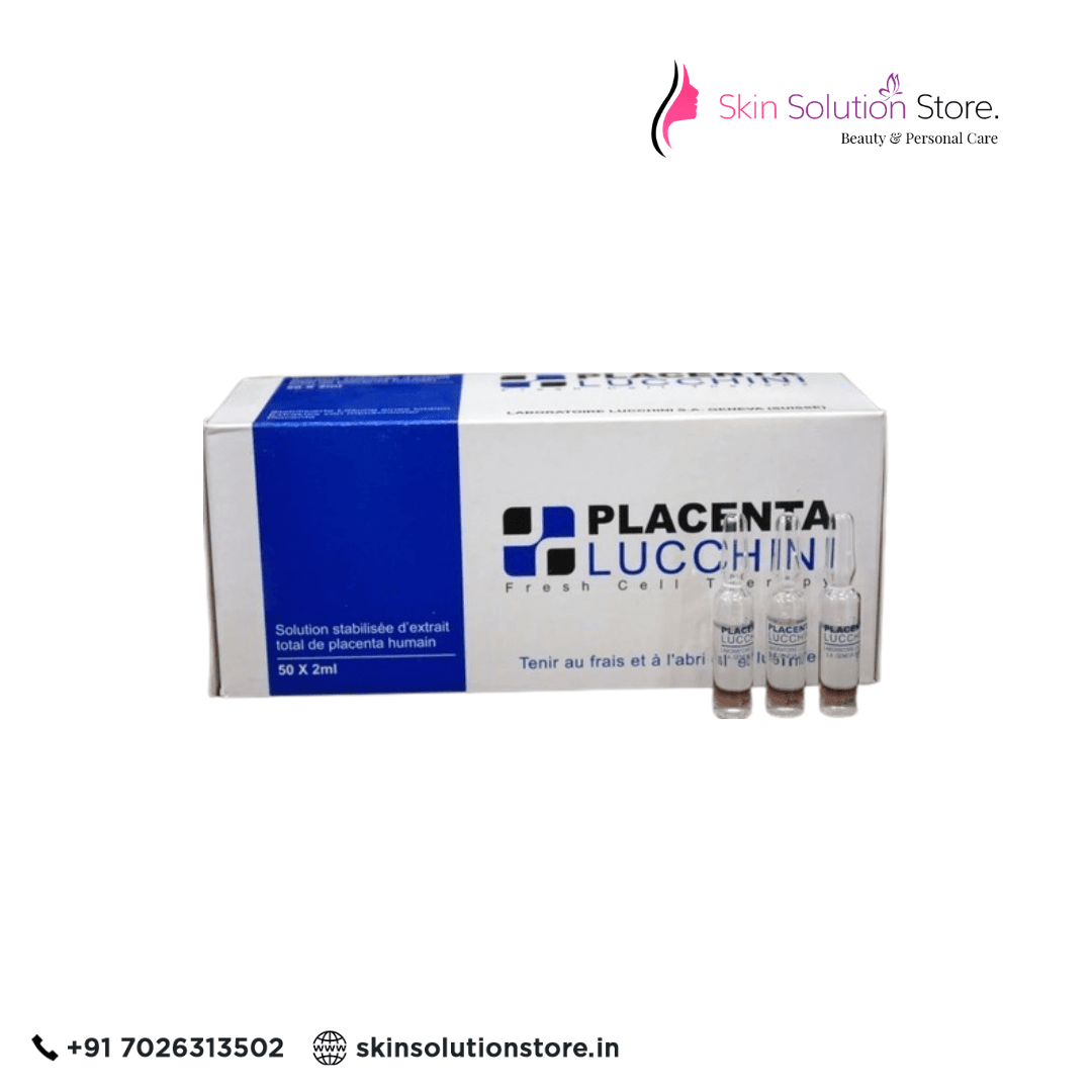 Lucchini Human Placenta Skin Whitening Skin Whitening Glutathione Injection