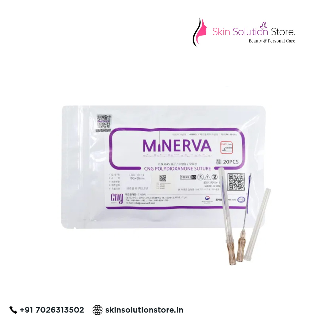 Minerva Face Lifting PDO Mono Threads 29G × 38mm (20pcs) – Skin Tightening & Collagen Boosting Threads
