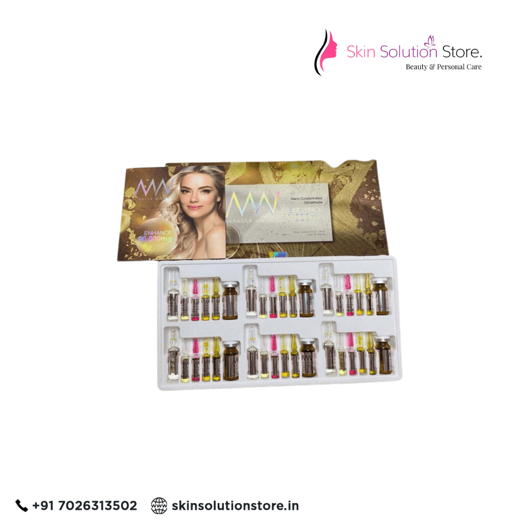 Miracle White Enhance 90000mg Glutathione Glutathione Skin Whitening Skin Whitening Glutathione Injection - 6 Session - Switzerland