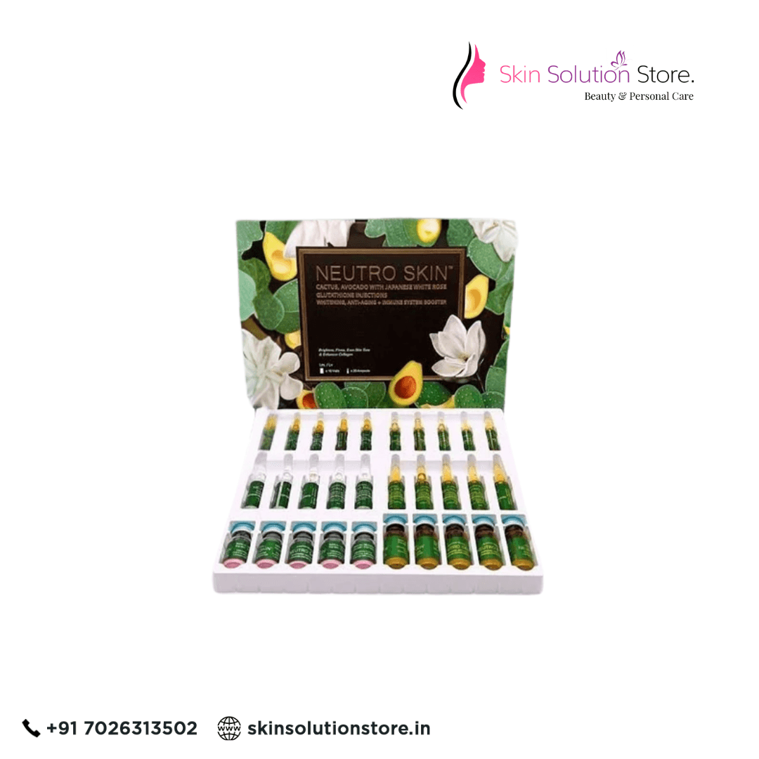Neutro Skin Cactus Fruit And Avocado Skin Whitening Glutathione Injections