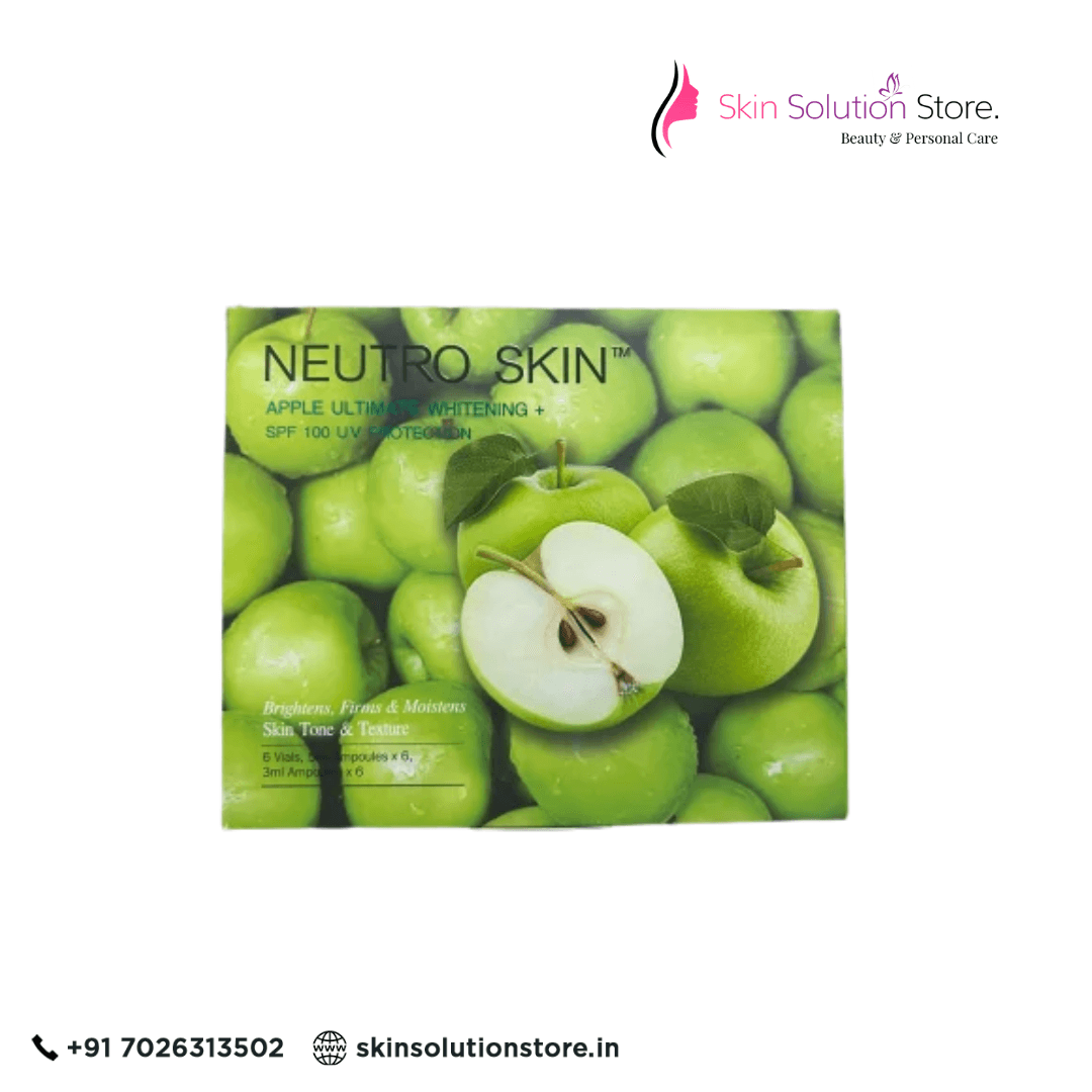 Neutro Skin Green Apple Glutathione Skin Whitening Skin Whitening Glutathione Injection - 6 Session - France