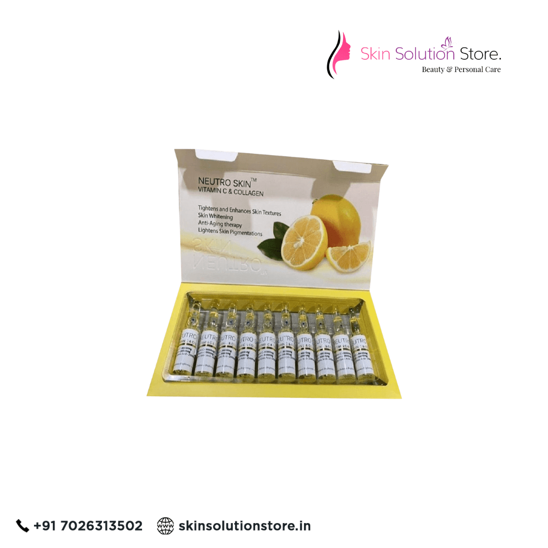 Neutro Skin Lemon And Skin Whitening Glutathione Injection For Skin Whitening