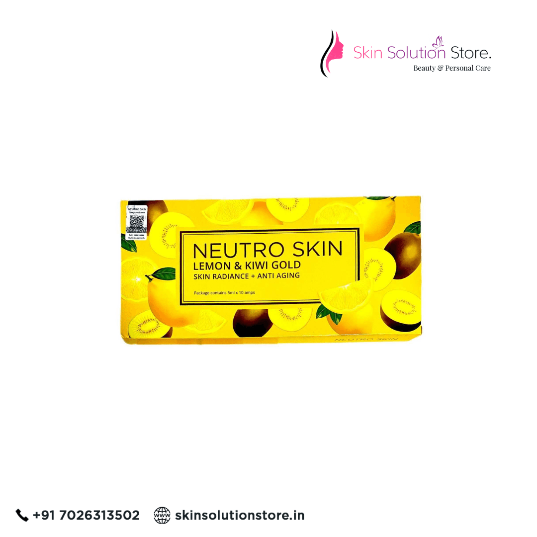 Neutro Skin Vitamin C And Collagen Skin Whitening Glutathione Injection Lemon & Kiwi Gold