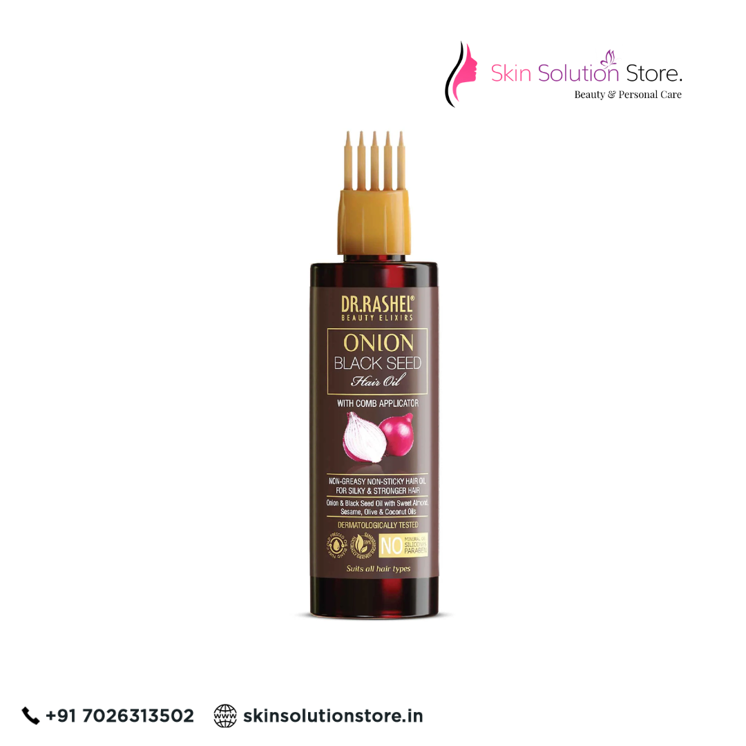 Dr. Rashel Onion Black Seed Oil – 100ml | Hair Growth & Anti-Hair Fall Care
