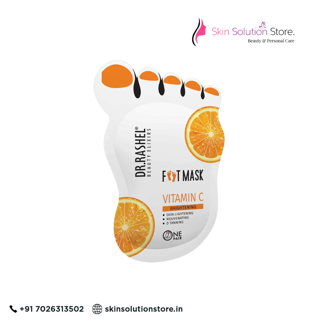 Dr. Rashel Vitamin C Foot Mask | Brightening, Softening & Nourishing Care