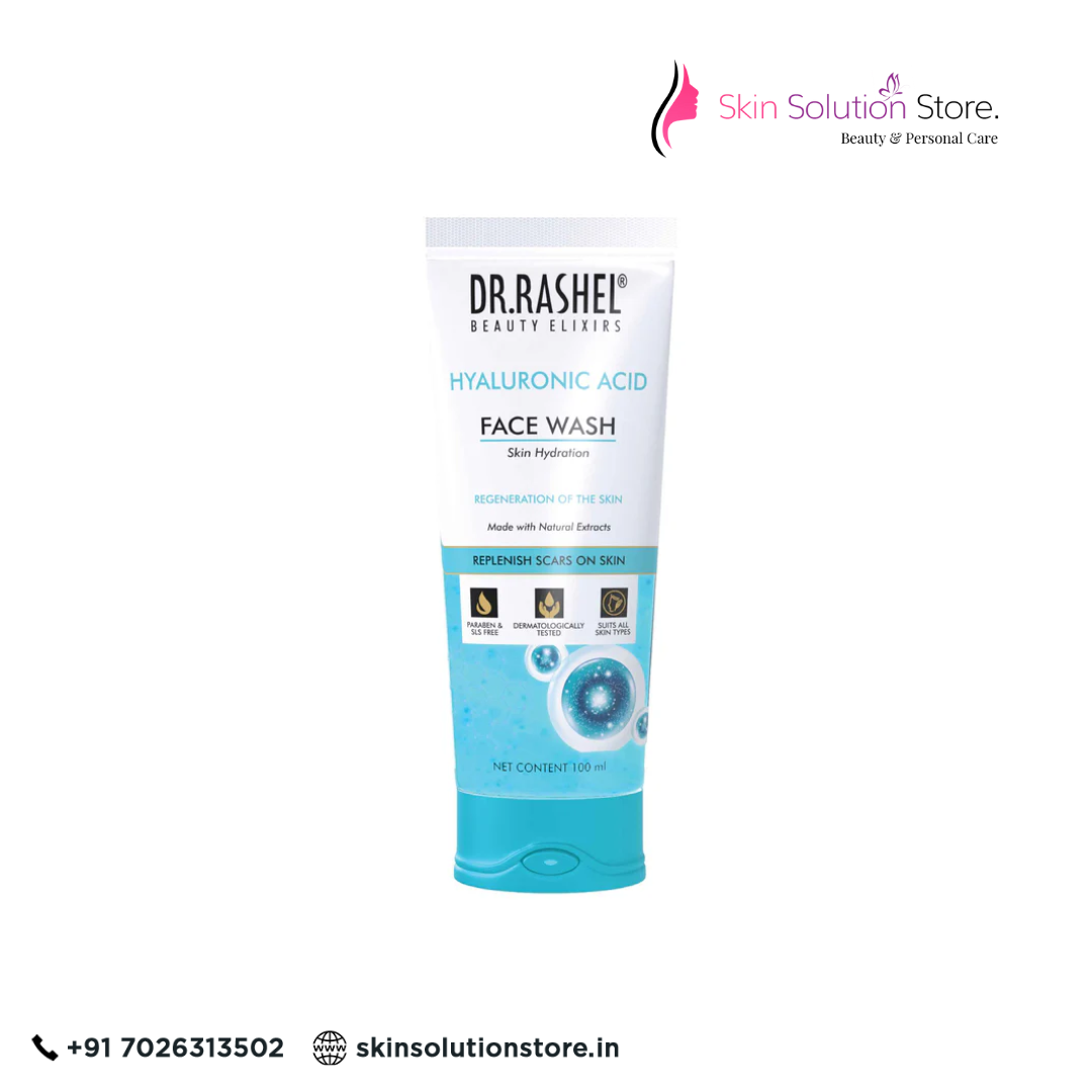 Dr. Rashel Hyaluronic Acid Face Wash – 100ml | Hydrating, Plumping & Glow