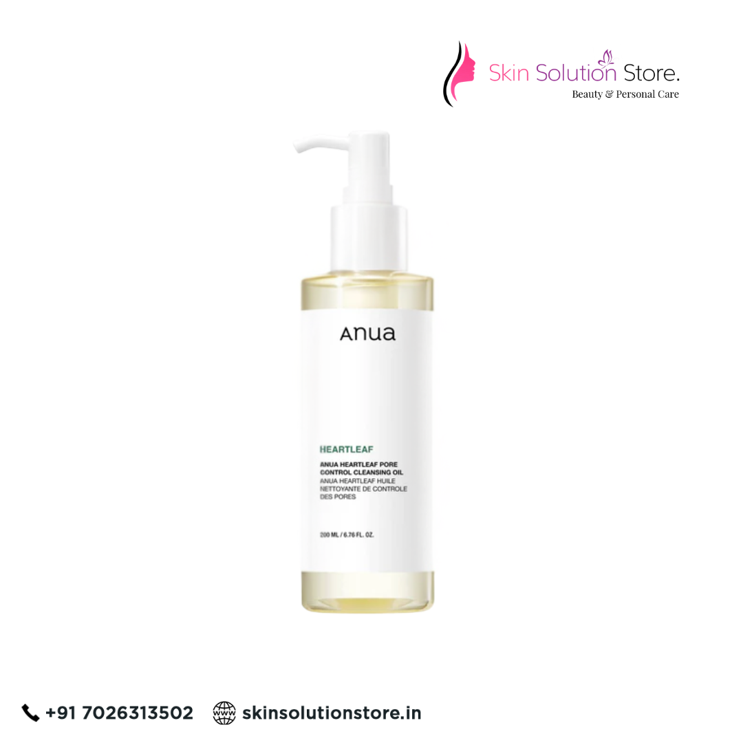 Anua Heartleaf Pore Control Cleansing Oil 200ml | Gentle Makeup Remover & Pore Care