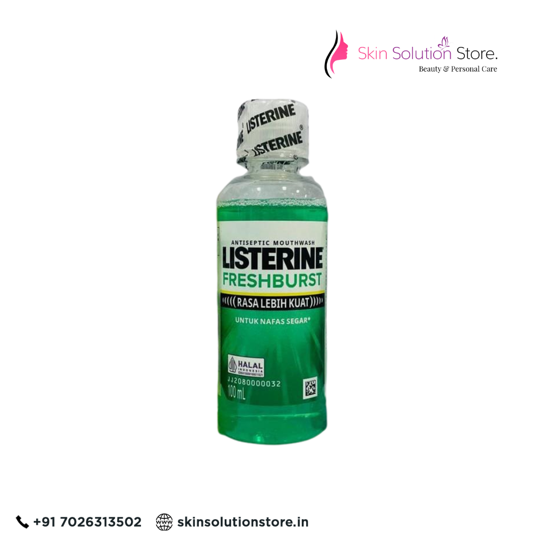 Listerine Freshburst Antiseptic Mouthwash | 100ml | Intense Freshness & 99.9% Germ Protection