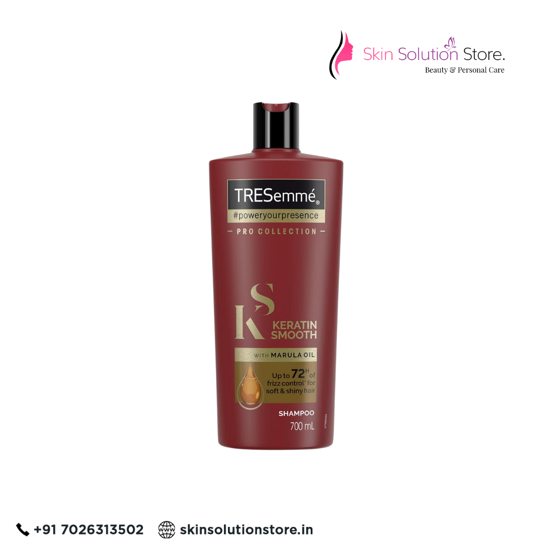 TRESemmé Keratin Smooth Shampoo with Marula Oil – 72H Frizz Control | 700ml