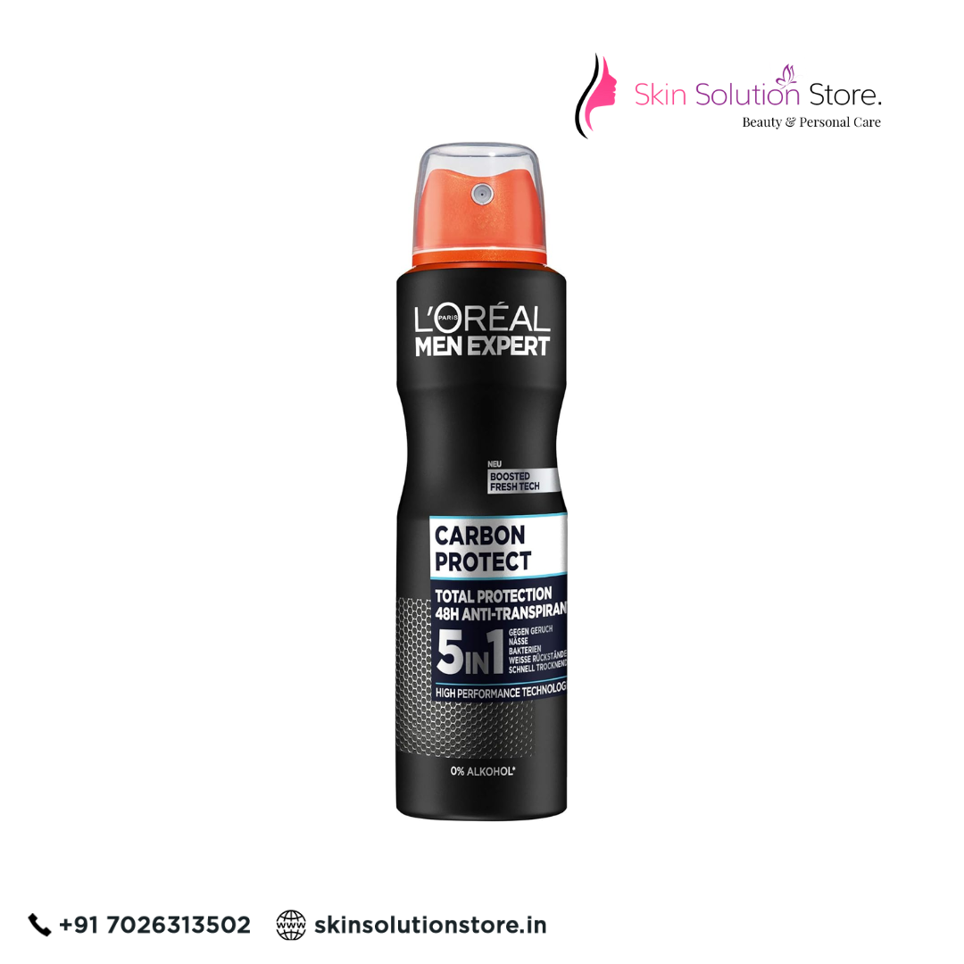 L'Oréal Men Expert Carbon Protect 5-in-1 Anti-Perspirant Spray – 48H Total Protection | 250ml