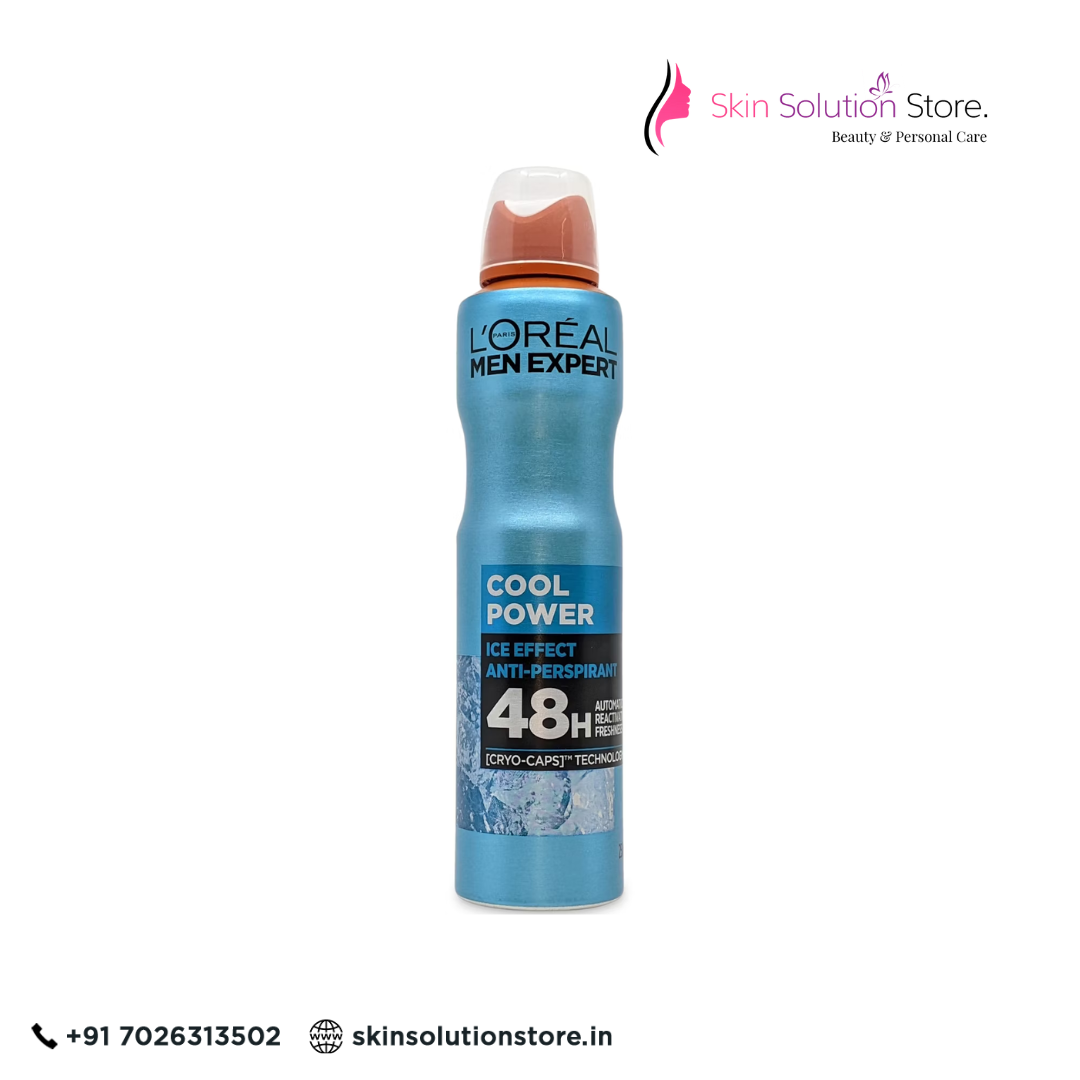 L'Oréal Men Expert Cool Power Anti-Perspirant Spray – 48H Ice Effect Freshness | 250ml