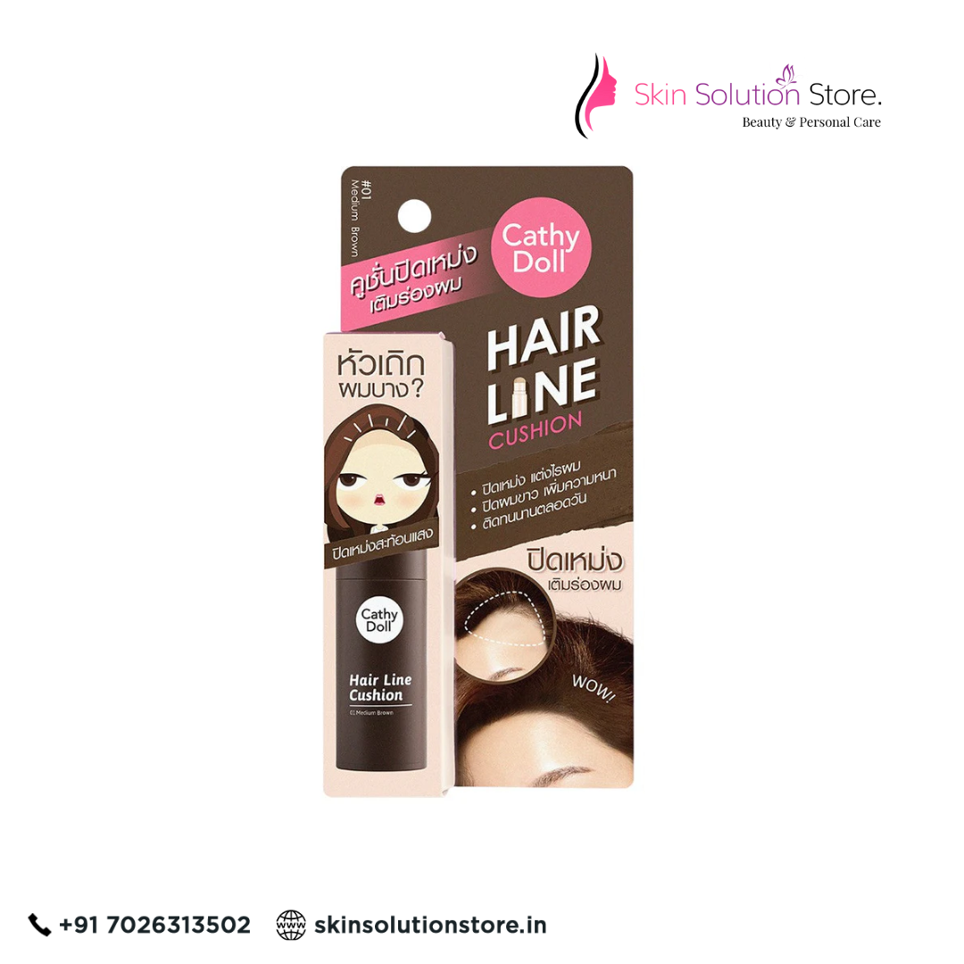 Cathy Doll Hair Line Cushion – Medium Brown | Natural Hairline Filler