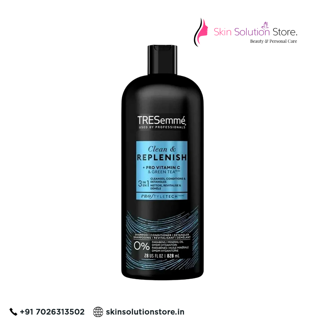 TRESemmé Clean & Replenish Shampoo – Pro Vitamin C & Green Tea 3-in-1 | 828ml